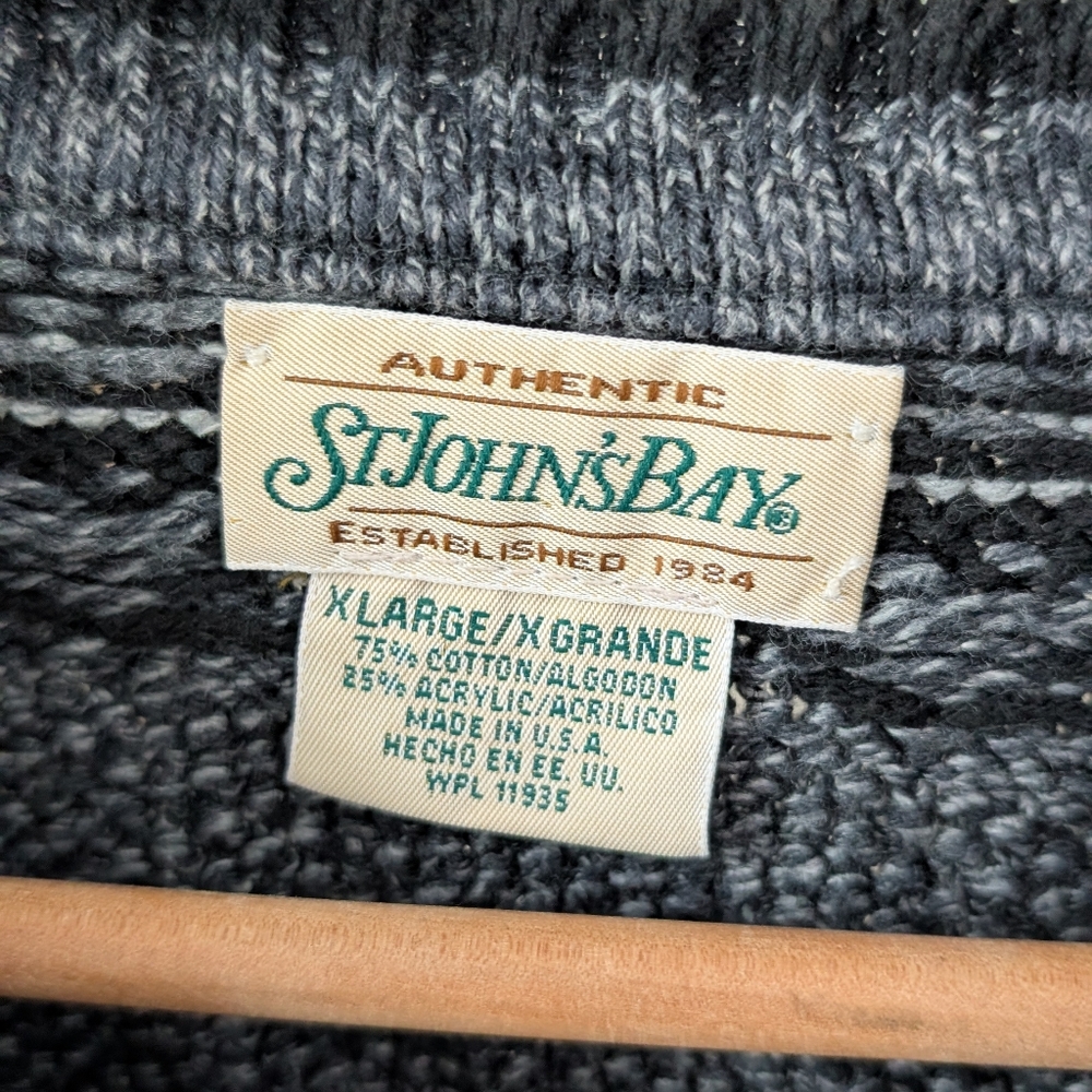 St John’s Bay Vintage Chunky Crewneck Sweater - Picture 11 of 11